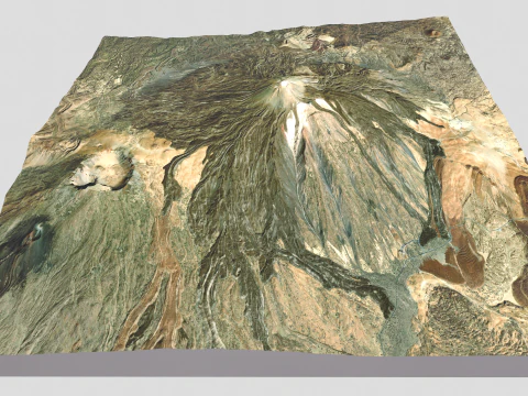 テイデ火山 スペイン 3Dモデル