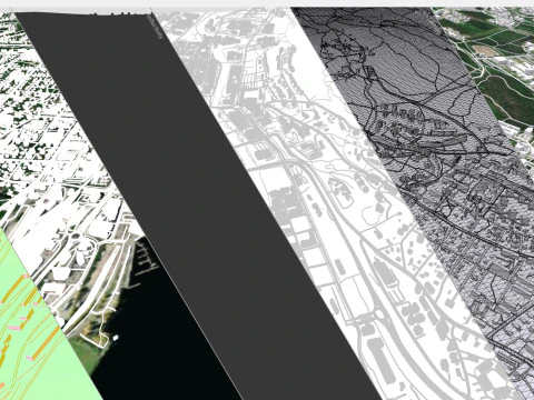 Cityscape Sundsvall Sweden 3D Model
