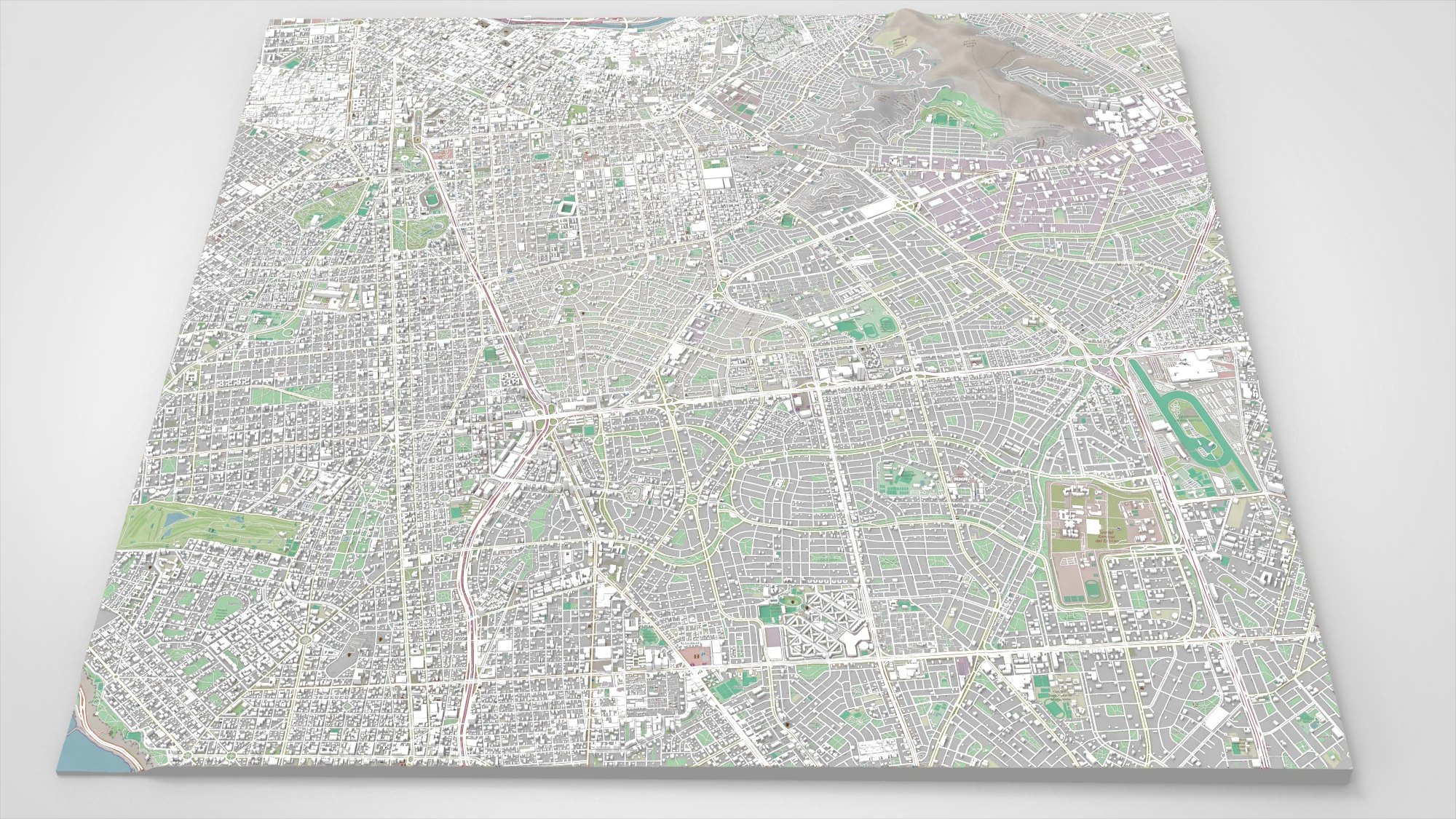 Cityscape Lima Peru 3D Model .c4d .max .obj .3ds .fbx .stl .blend 