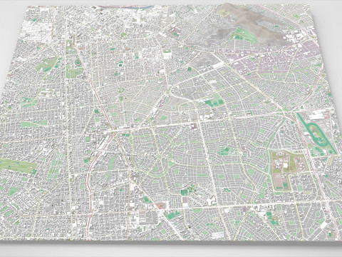 Cityscape Lima Peru 3D मॉडल