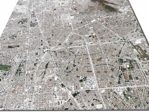 Cityscape Lima Peru 3D Model