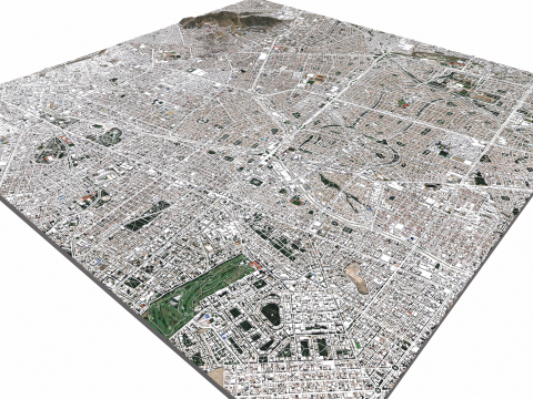 Cityscape Lima Peru Modello 3D