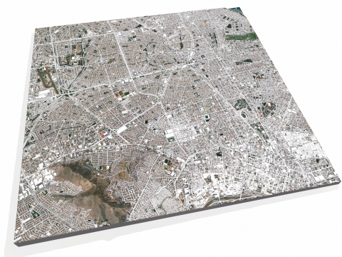 Cityscape Lima Peru Modello 3D