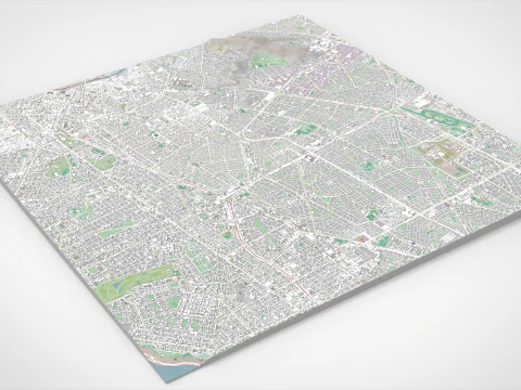 Cityscape Lima Peru 3D Model