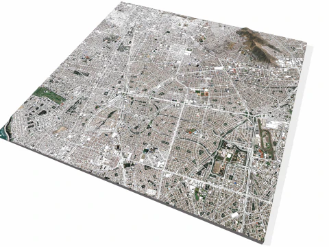 Cityscape Lima Peru 3D Model