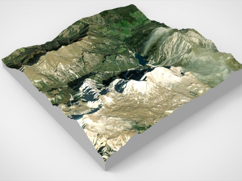 Lake Braies Dolomites South Tyrol Italy Model 3D