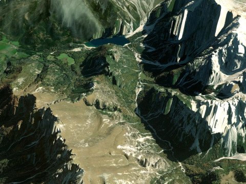 Lake Braies Dolomites South Tyrol Italy Model 3D