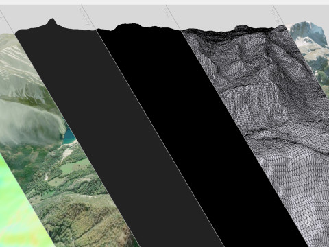 Lake Braies Dolomites South Tyrol Italy Model 3D