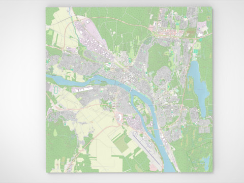 Cityscape Umea Sweden 3D Model