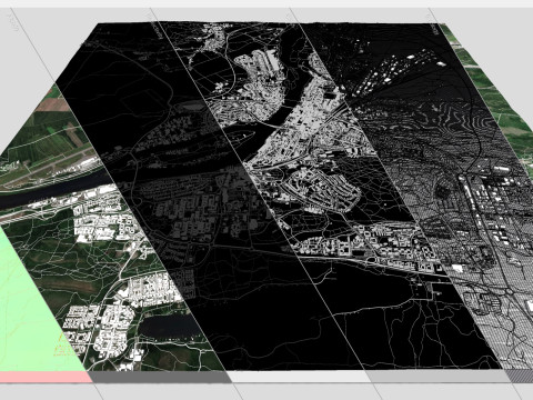 Cityscape Umea Sweden 3D Model