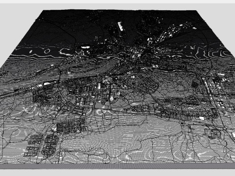 Cityscape Umea Sweden 3D Model