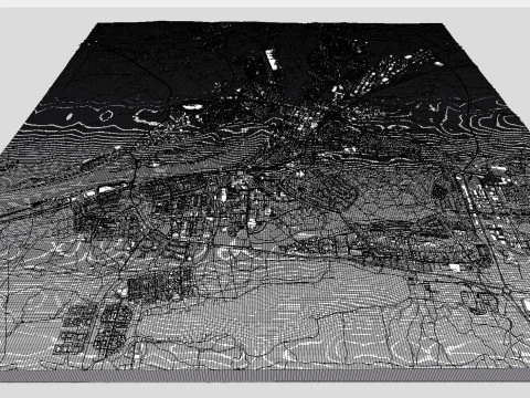 Cityscape Umea Sweden 3D Model