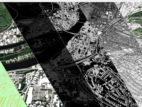Cityscape Umea Sweden 3D Model