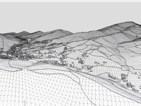 Bukovel resort Carpathians Ukraine 3D 모델