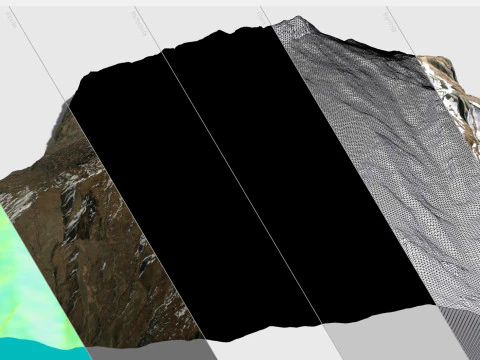 Mountain landscape Shalbuzdag Dagestan 3D Model