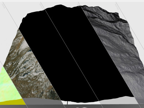 Mountain landscape Shalbuzdag Dagestan 3D Modell