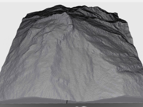 Mountain landscape Shalbuzdag Dagestan 3D Modell