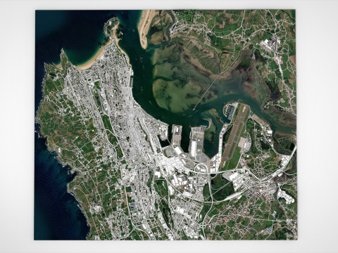 Cityscape Santander Spain Model 3D