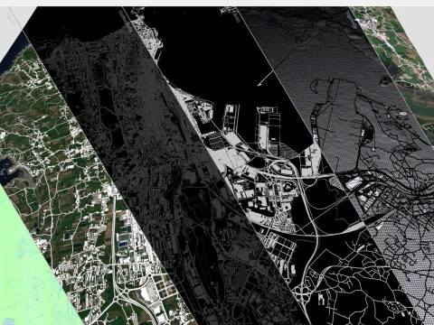 Cityscape Santander Spain 3D Model