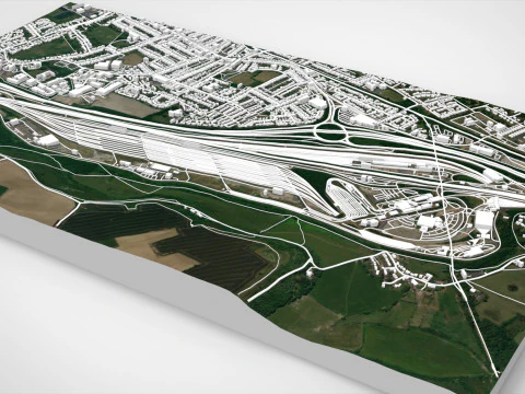 Eurotunnel Terminal Building Folkestone 3D Model
