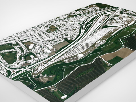 Eurotunnel Terminal Building Folkestone 3D Model