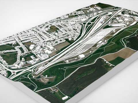 Eurotunnel Terminal Building Folkestone 3D Model
