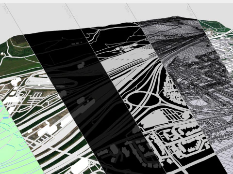 Eurotunnel Terminal Building Folkestone 3D Model