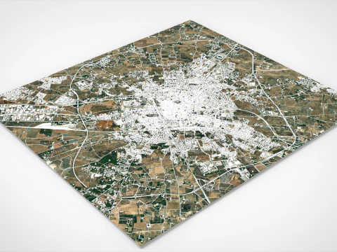 Cityscape Lecce Italy 3D Model