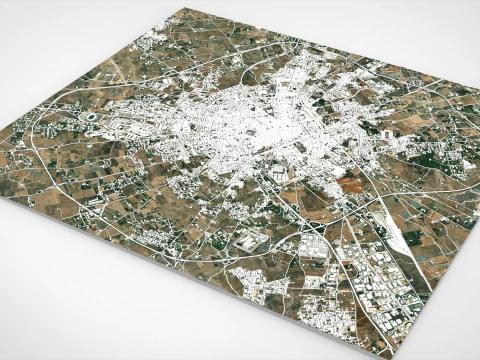Cityscape Lecce Italy 3D Model