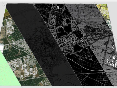 Cityscape Lecce Italy 3D Model