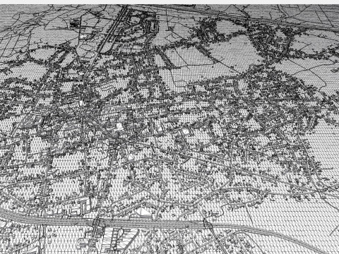 Cityscape Lecce Italy Modelo 3D
