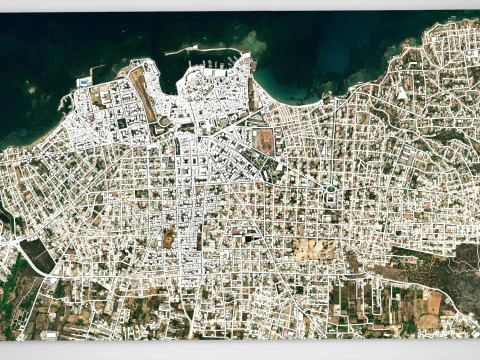 Cityscape La Canea Crete Greece 3D Model