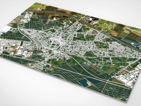Cityscape Lommel Belgium 3D Model