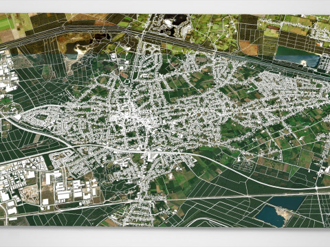 Cityscape Lommel Belgium 3Dモデル