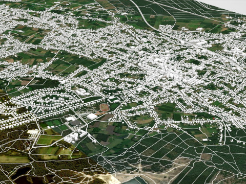 Cityscape Lommel Belgium 3Dモデル