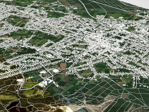 Cityscape Lommel Belgium 3D Model