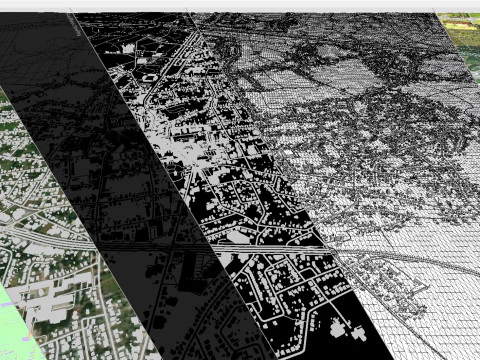 Cityscape Lommel Belgium 3D Model