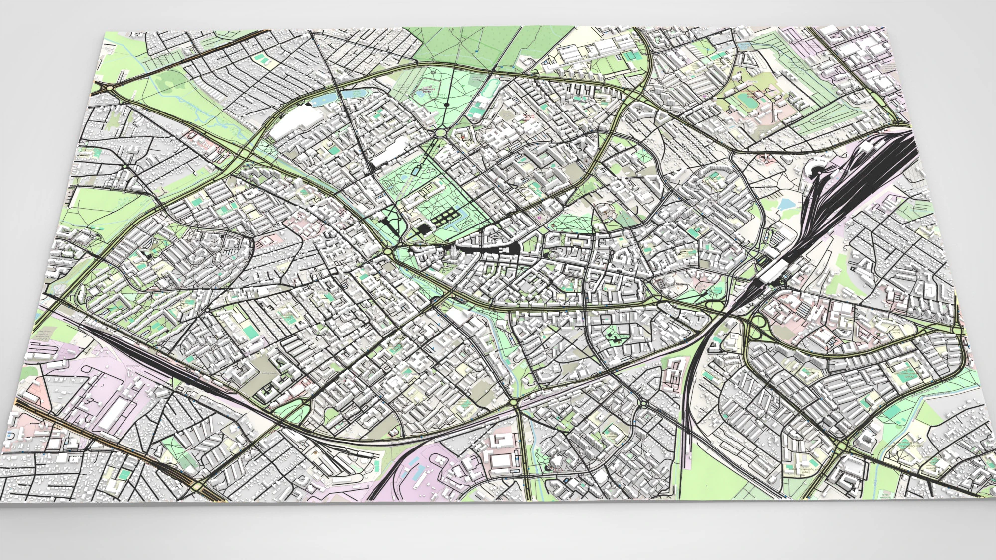 Cityscape Bialystok Poland 3D Model .c4d .max .obj .3ds .fbx .stl .blend 