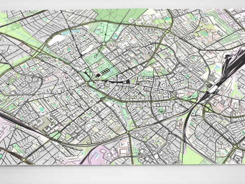 Cityscape Bialystok Poland 3D 模型