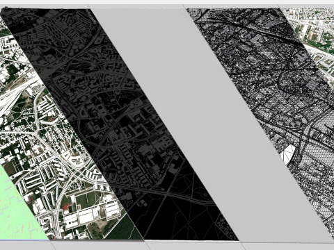 Cityscape Bialystok Poland 3D Modell