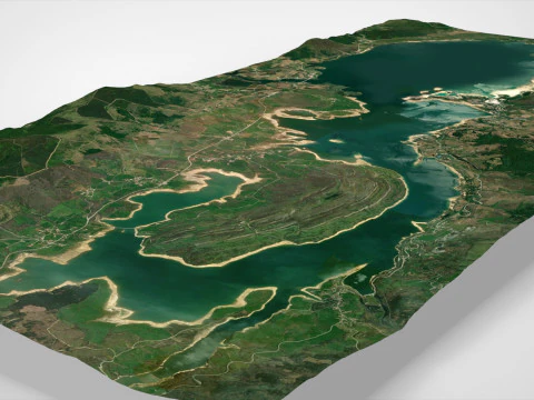 Miasto na Long Island Model 3D