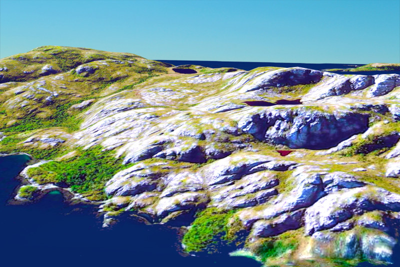 Isla castellano Chile 3D मॉडल .c4d .max .obj .3ds .fbx .stl .blend 