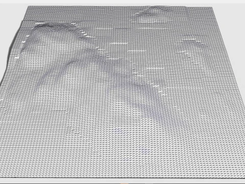 Isla castellano Chile 3D Model