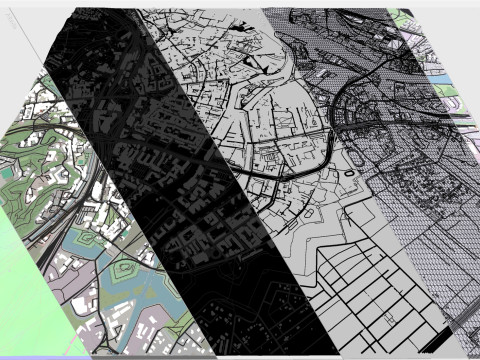 Cityscape Gdansk Poland 3D Modell