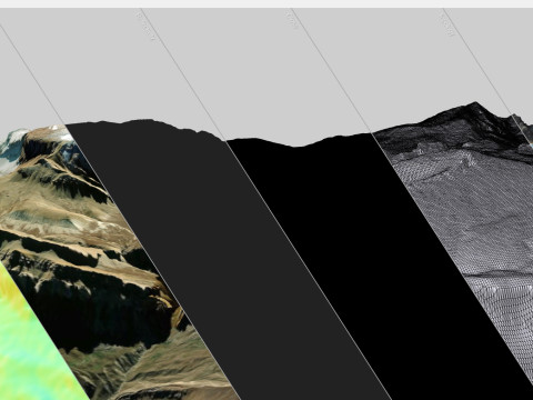 Mountain landscape Shahdag Azerbaijan 3D 모델