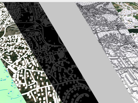 Cityscape Trebinje Bosnia and Herzegovina 3D Model