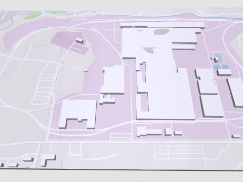 Zeljezara Toscelic Montenegro 3D Modell