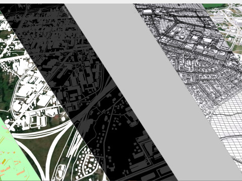 Cityscape Suwalki Poland Modello 3D