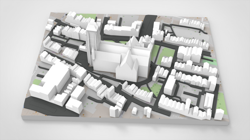 Basilika Mariy Panny Gdansk 3D 모델 .c4d .max .obj .3ds .fbx .stl .blend 