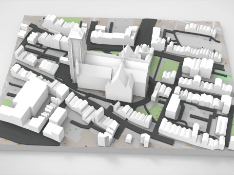 Базилика Марьи Панни Гданьск 3D Модель